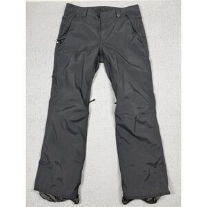 686 Snow Pants Mens Large Gray InfiDRY 10K Insulated Waterproof Ski Snowboard